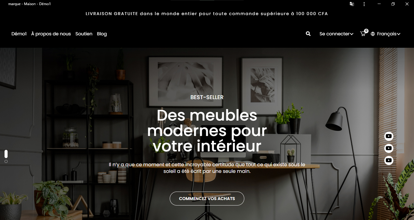 Thème Fashion Store